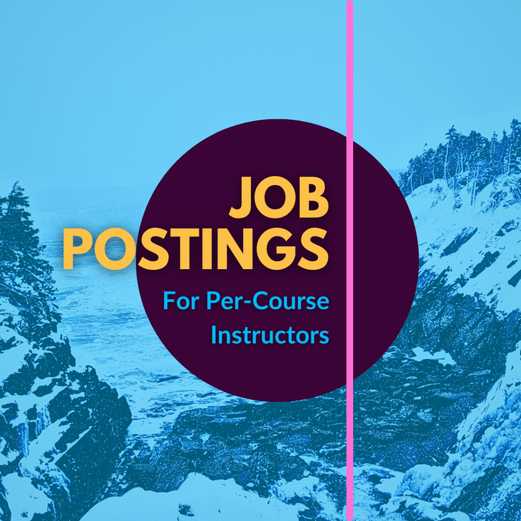 Per-Course Instructors Job Postings for Winter&nbsp;2025